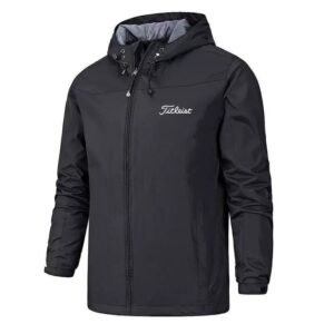 2026 Titleist Spring and Autumn New Windbreaker Outdoor Men's Zipper Windbreaker Jacket Windproof Waterproof Men's and Women's Mountaineering Jacket
