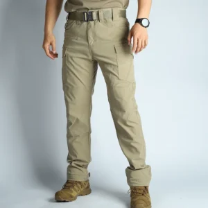 European and American style men's casual tactical pants medium-sized super wear-resistant straight pants outdoor activities